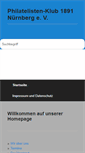 Mobile Screenshot of philatelisten-klub-1891.de