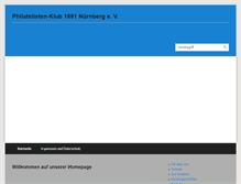 Tablet Screenshot of philatelisten-klub-1891.de